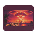 Relax... It Will All Be Over Soon — Nuclear Chic Apocalypse Mouse Pad | Retro Sunset Rectangle Mouse Pad