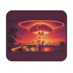 Relax... It Will All Be Over Soon — Nuclear Chic Apocalypse Mouse Pad | Retro Sunset Rectangle Mouse Pad