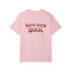 Lab Panic (front), Vampire Robots Suck (back) | Garment Dyed Tee