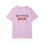 Lab Panic (front), Vampire Robots Suck (back) | Garment Dyed Tee