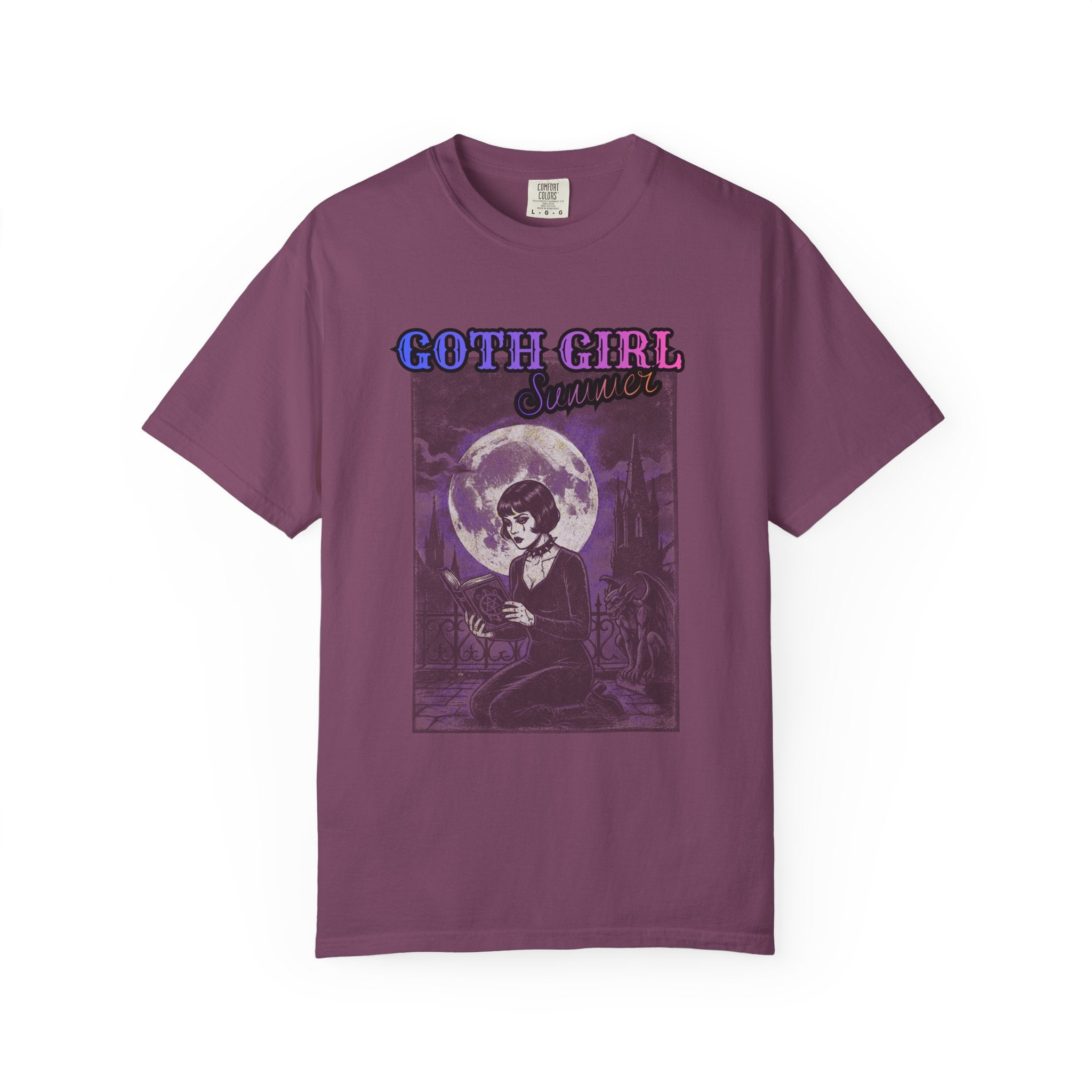 Goth Girl Summer - Moonlight Reading (The Last Romance Tour 2026 Back Print) | Dark Romance Tee