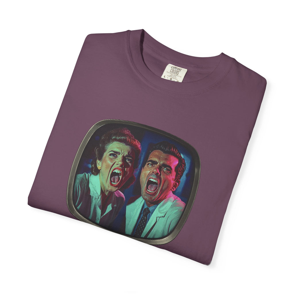 Lab Panic (front), Vampire Robots Suck (back) | Garment Dyed Tee
