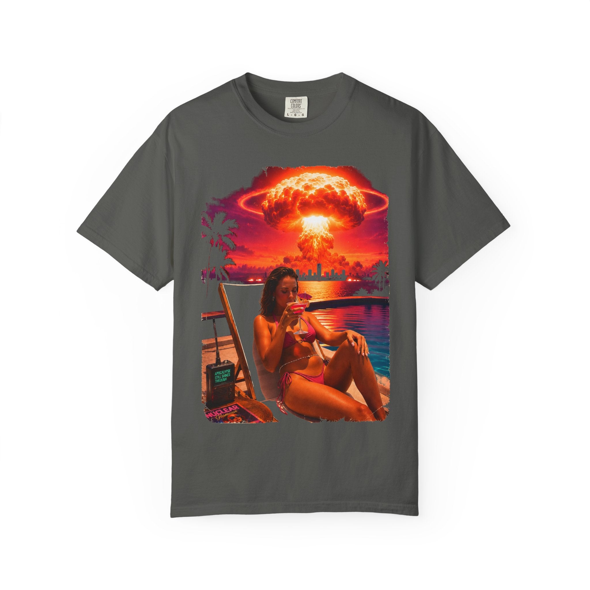 Mai Tai Sipping Relaxing Nuke Time - Apocalypse Glam™ Tee | Blast Wave™