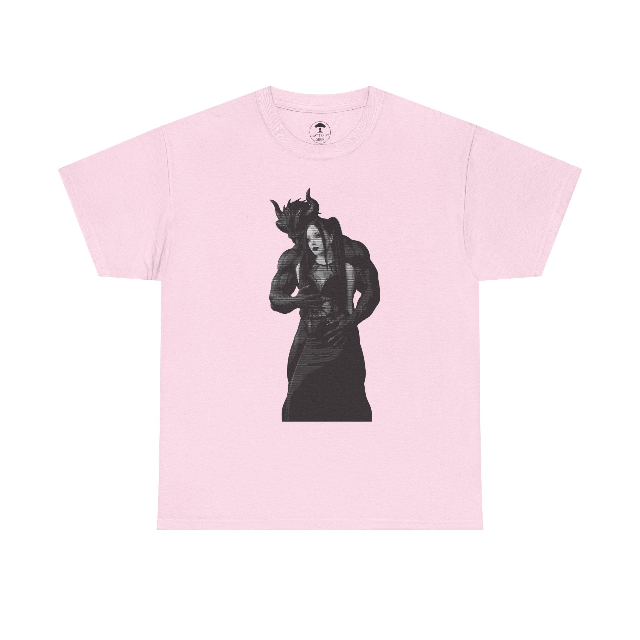 Gothic Demon and Goth Woman Embrace T‑Shirt