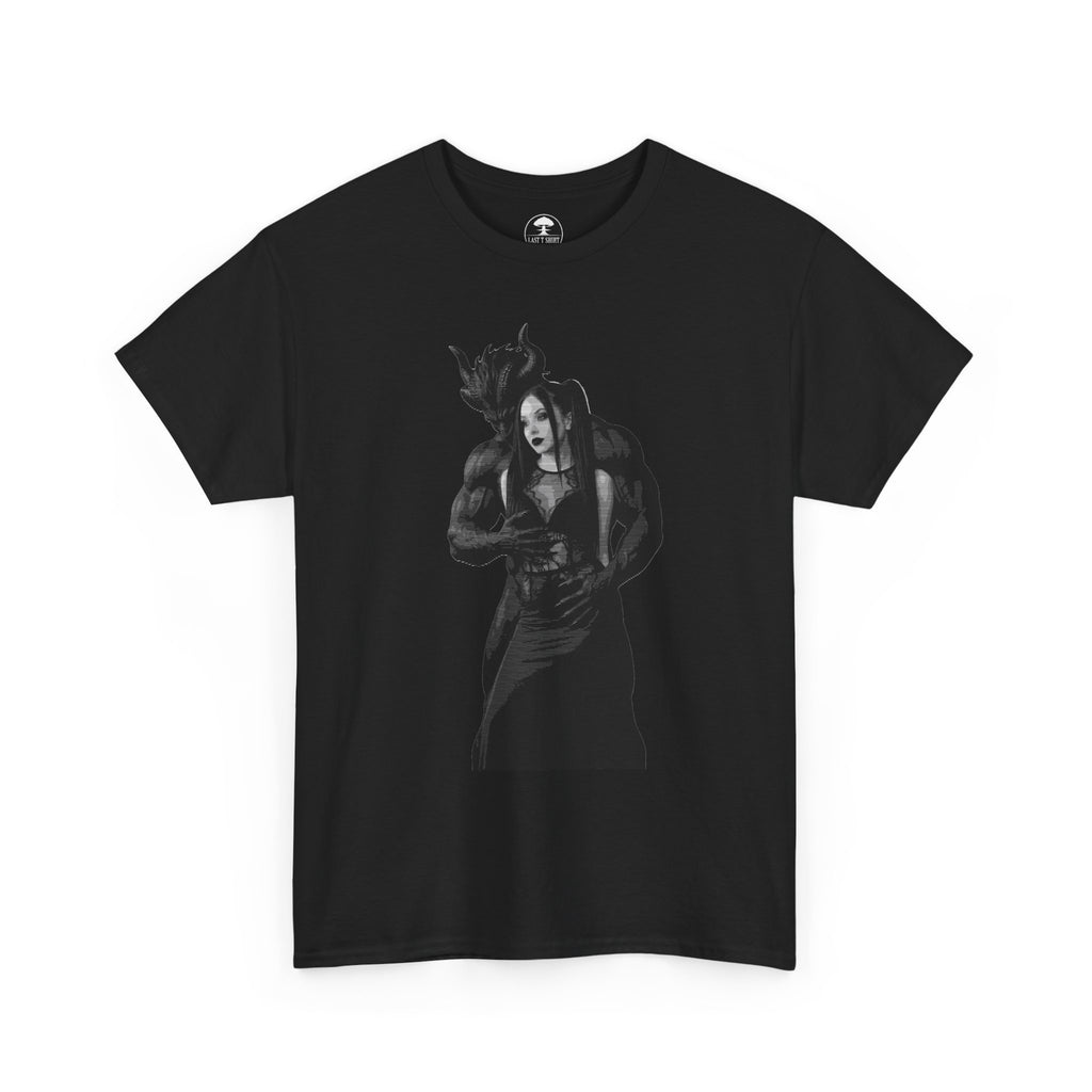 Gothic Demon and Goth Woman Embrace T‑Shirt