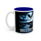 Welcome to Pittsburgh - Flying Succubus - Two-Tone Accent Mug (11oz, 15oz)